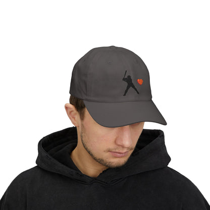 Baseball Love Dad Cap - Perfect Gift for Sports Dads, Father's Day, Casual Wear, Summer Style, Stylish Baseball Hat - TRV