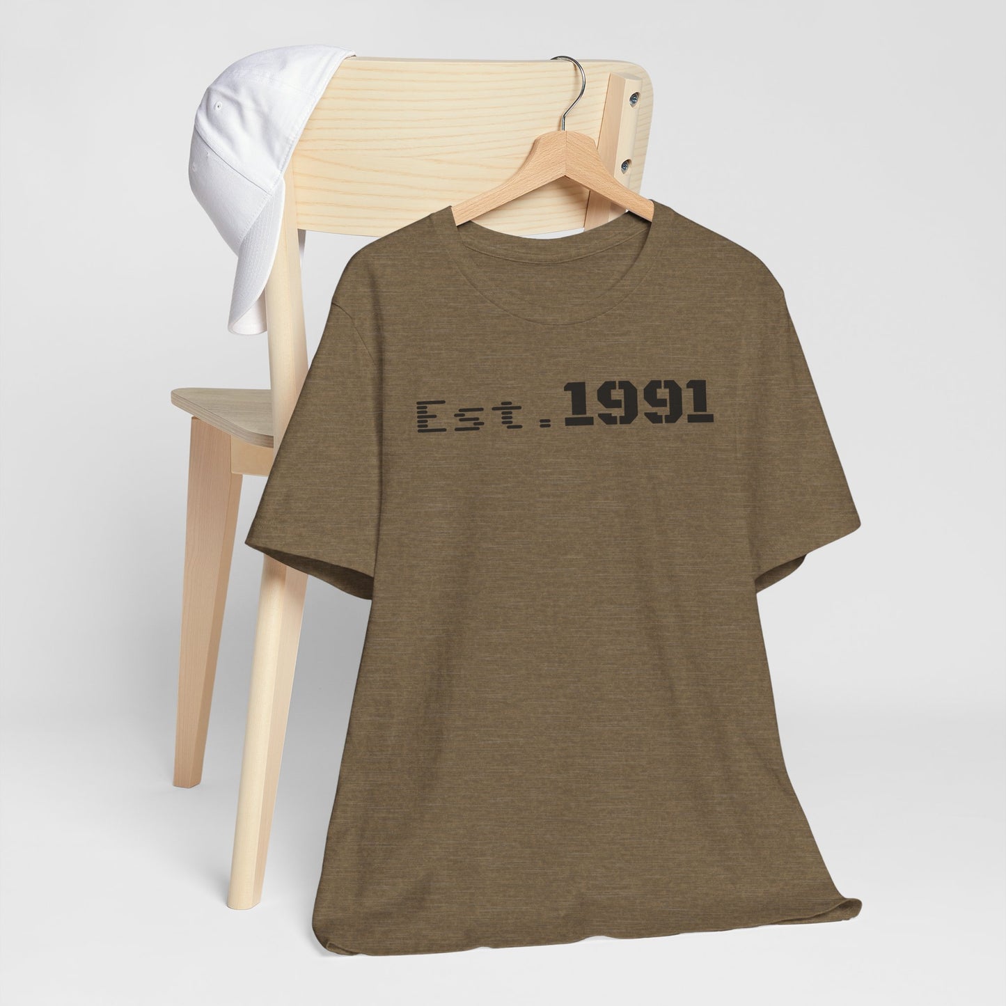 Established 1991 Unisex Jersey Tee | Vintage Anniversary Gift | Casual Wear, Birthday Shirt, Retro Style, Statement Tee, Gift for Him/Her - TRV