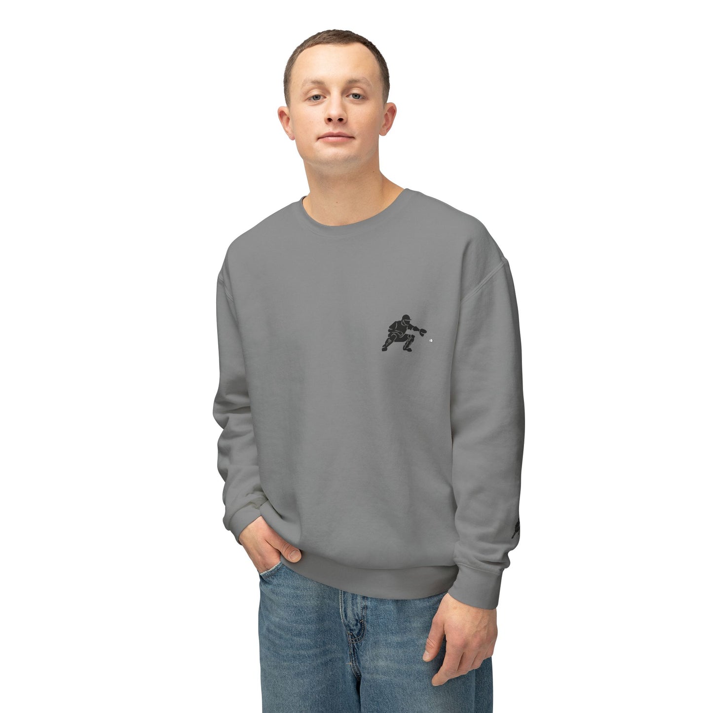 Baseball Catcher Unisex Sports Crewneck Sweatshirt - Perfect for Athletes & Casual Wear, Great for Game Days, Birthdays, Apparel for Fans