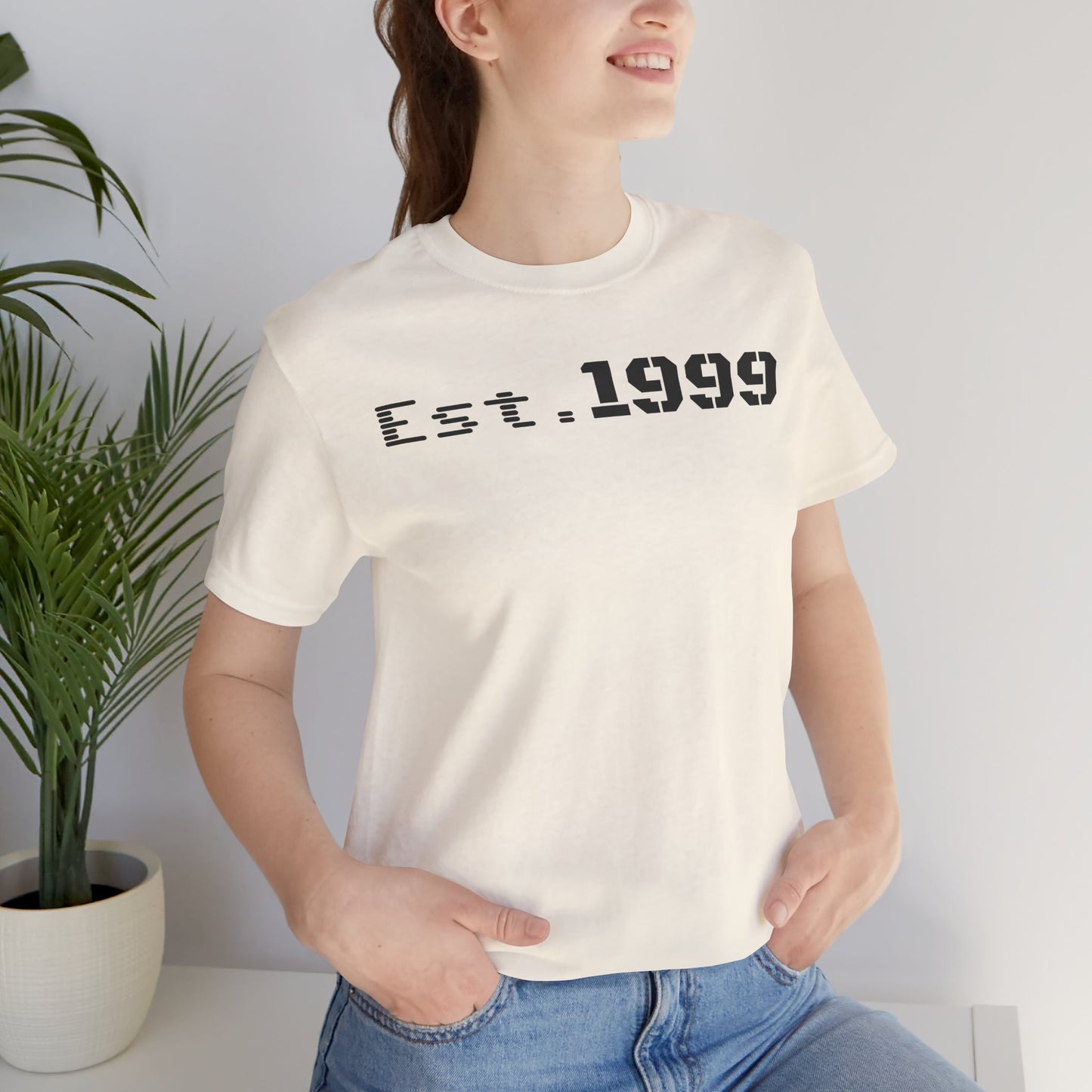 Established 1999 Unisex Tee | Vintage Birth Year Shirt, Casual Birthday Gift, Personalized Family Reunion Apparel, Retro Style [...] - TRV