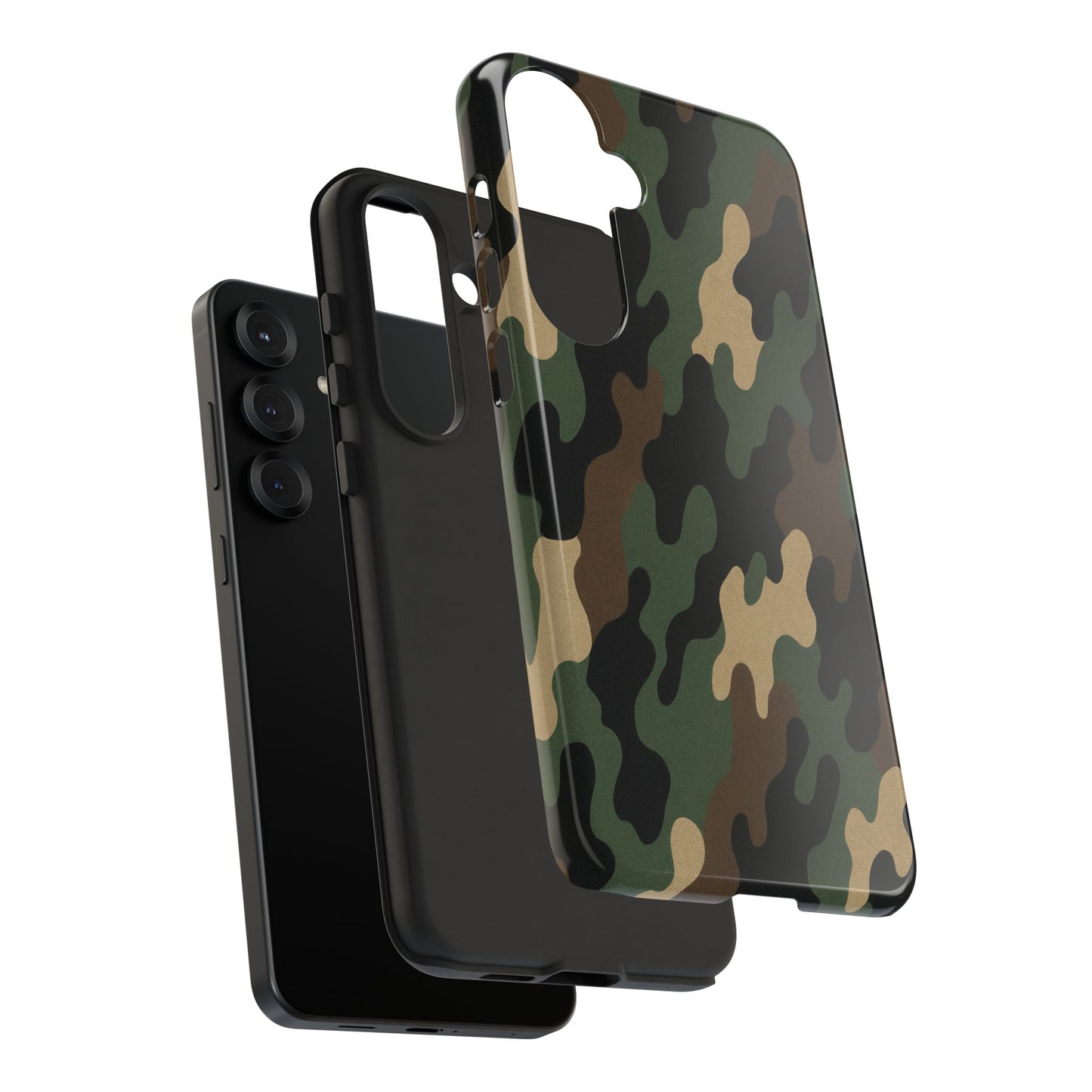 Camouflage Phone Case, Tough Cases, Military Style, Unique Phone Accessories, Gift for Him, Durable Phone Cover - TRV