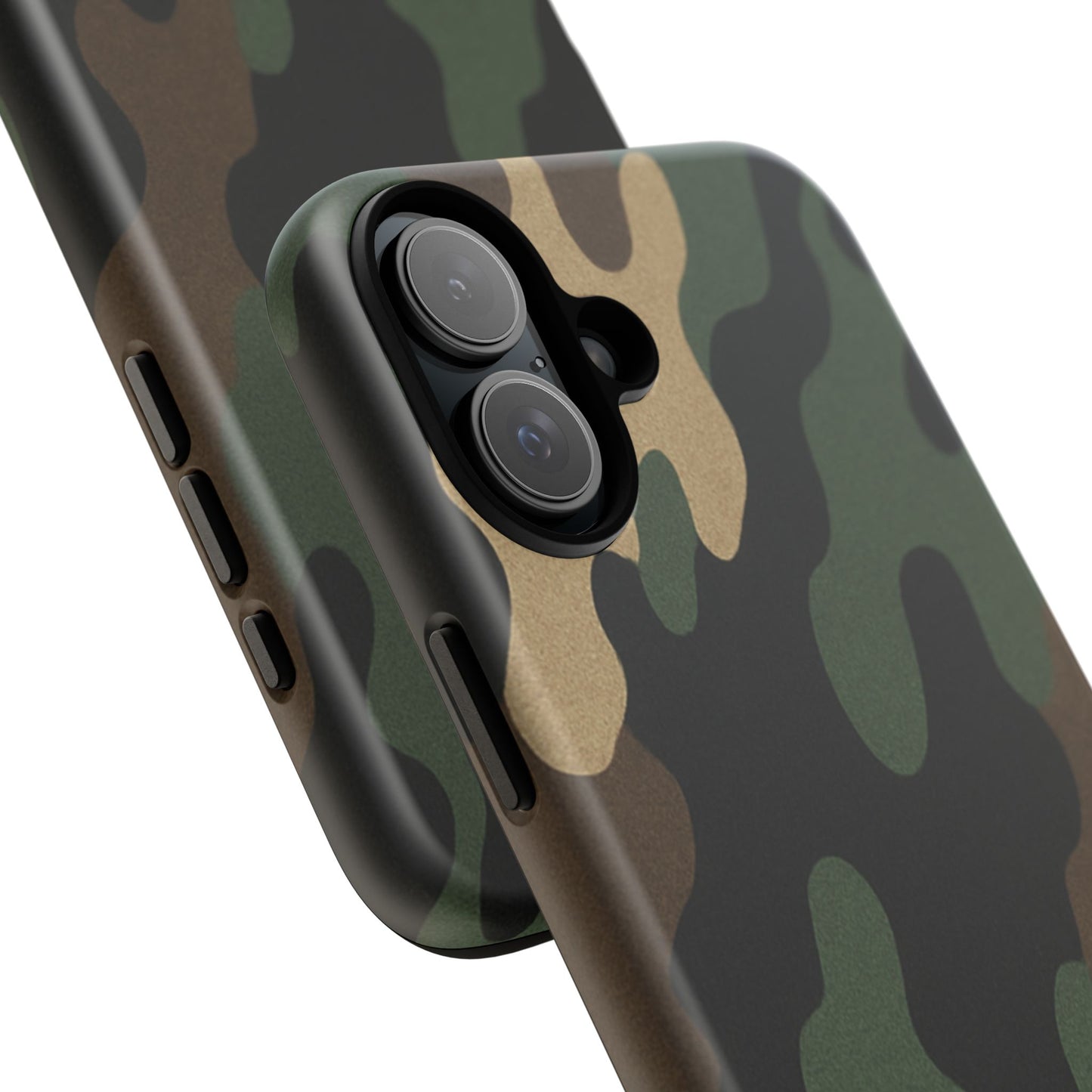Camouflage Phone Case, Tough Phone Cover, Military Style Accessory, Protective Case for Men, Gifts for Soldiers - TRV