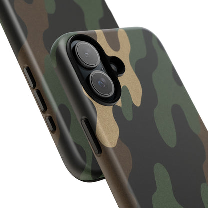 Camouflage Phone Case, Tough Phone Cover, Military Style Accessory, Protective Case for Men, Gifts for Soldiers - TRV