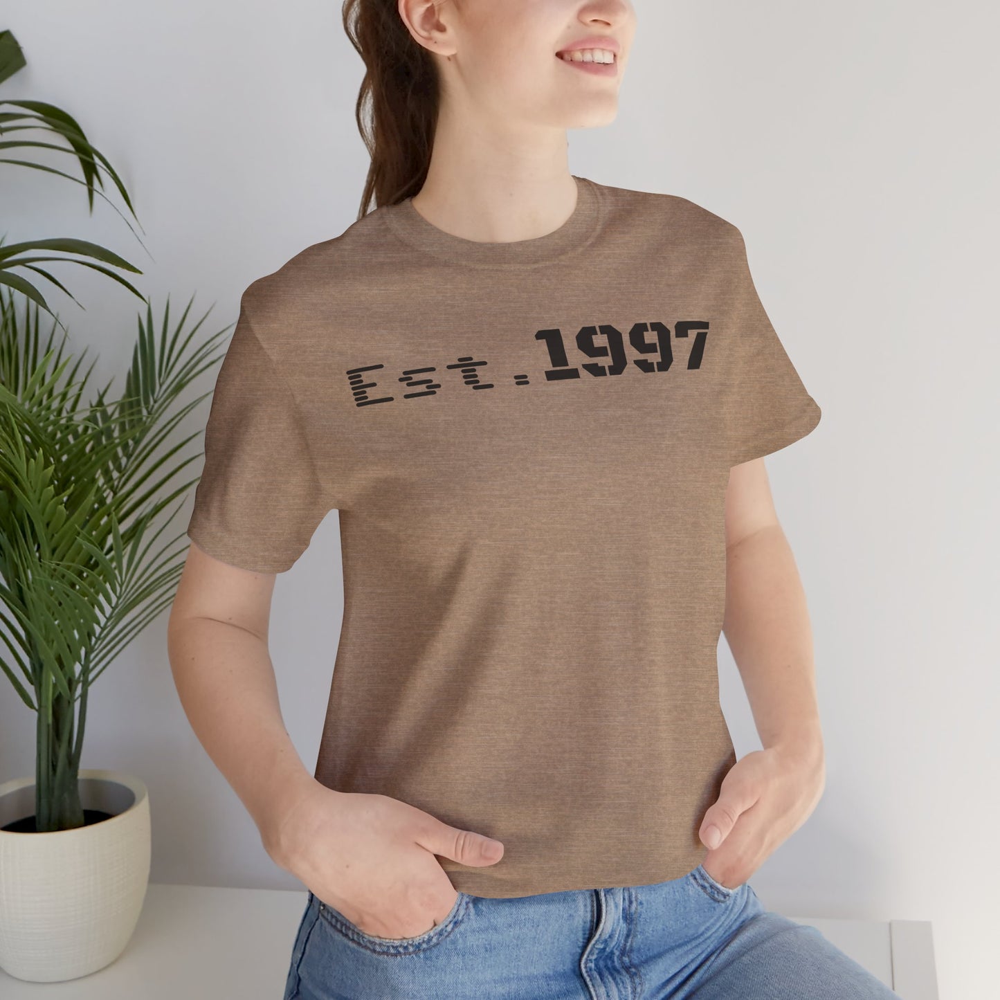 Vintage Est. 1997 Unisex Tee, Gift for Birthdays, Celebrations, Casual Wear, Retro Fashion, Cool Graphic T-Shirt - TRV