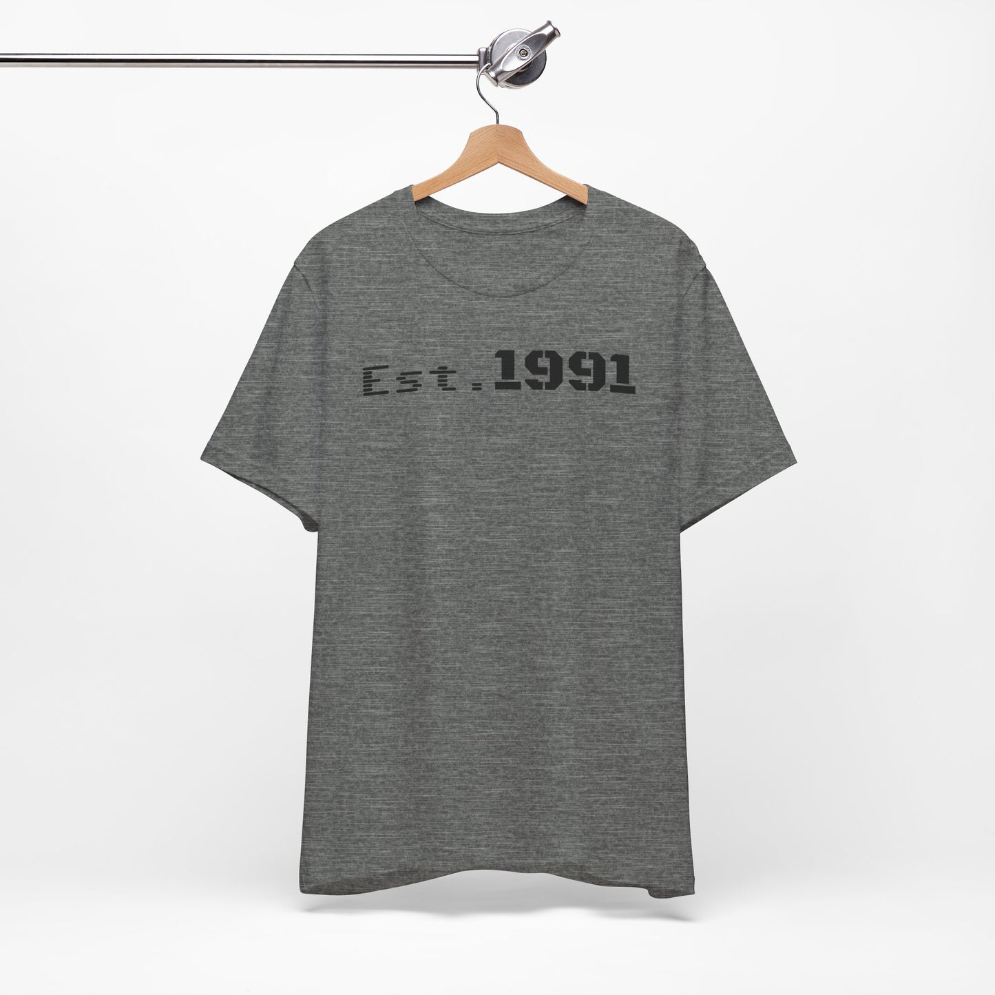 Established 1991 Unisex Jersey Tee | Vintage Anniversary Gift | Casual Wear, Birthday Shirt, Retro Style, Statement Tee, Gift for Him/Her - TRV