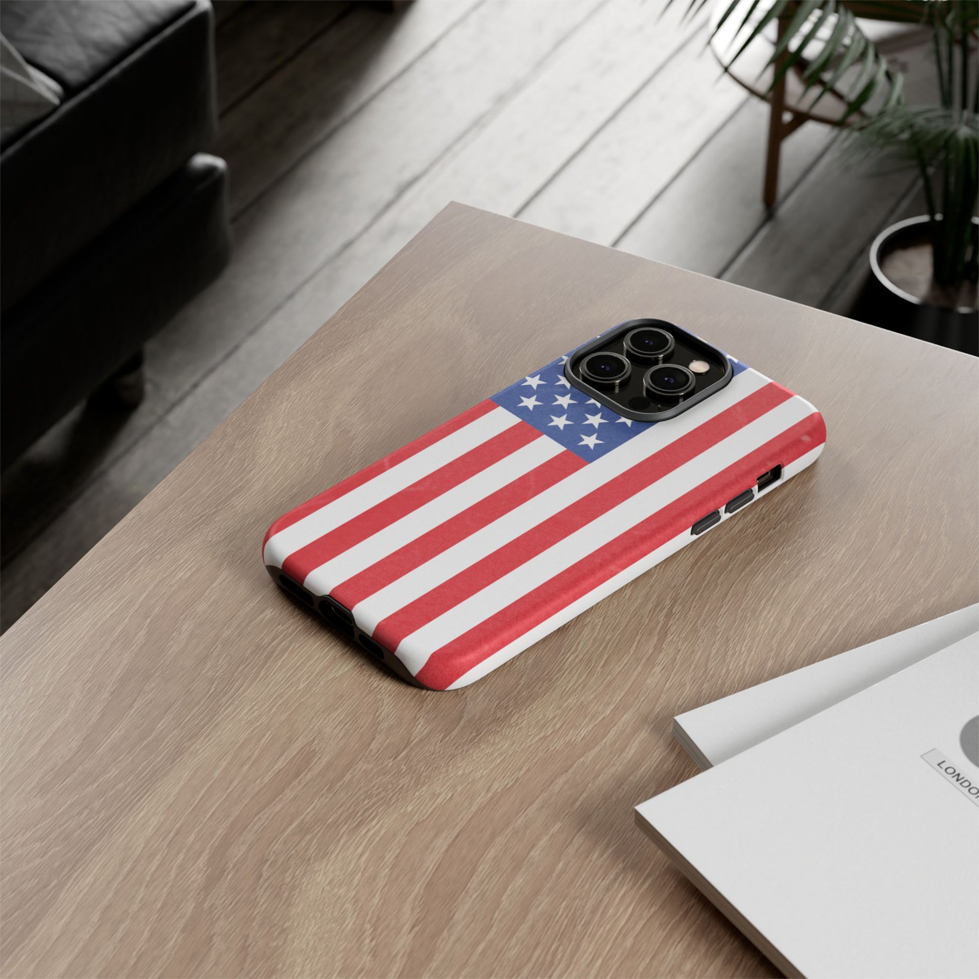 American Flag Phone Case - Patriotic Cell Cover, Tough Cases, USA Pride, Independence Day Gift, Veteran's Day, Phone Protection - TRV