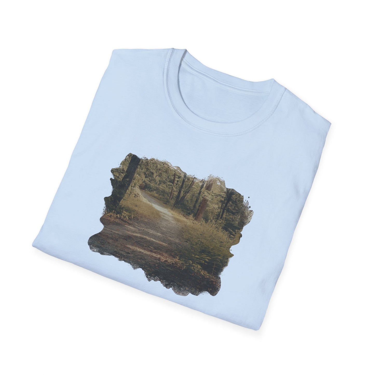 Nature-Inspired Unisex Softstyle T-Shirt, Eco-Friendly Fashion, Outdoor Lover Tee, Gift for Nature Enthusiasts, Casual Everyday Wear