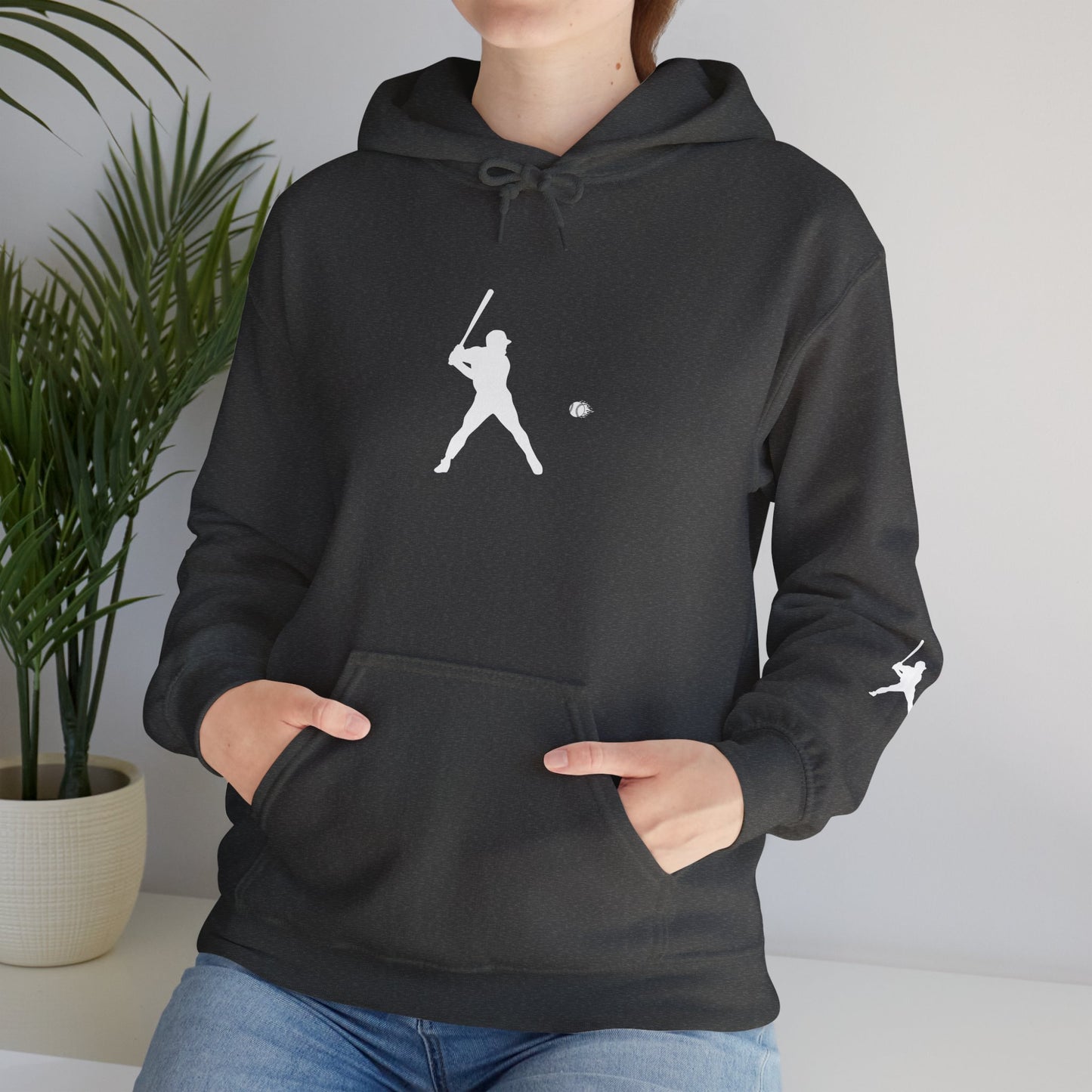 Sporty Unisex Baseball Hooded Sweatshirt, Casual Hoodie for Athletes, Perfect for Gifts, Comfy Streetwear, Ideal for Sports Events, Personal Use - TRV