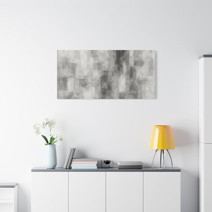 Abstract Grey Canvas Wall Art, Modern Home Decor, Minimalist Artwork, Living Room Accent, Contemporary Art Piece - TRV