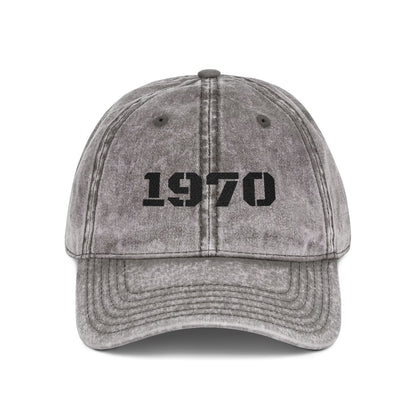 Vintage Embroidered Cap, Retro Baseball Hat, 70s Style Headwear, Gift for Dad, Casual Fashion Accessory - TRV