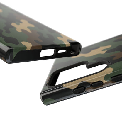 Camouflage Phone Case, Tough Cases, Military Style, Unique Phone Accessories, Gift for Him, Durable Phone Cover - TRV
