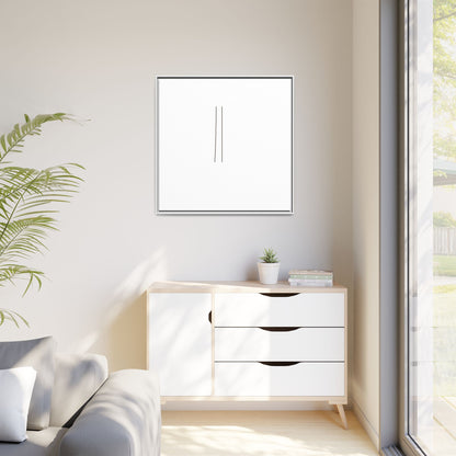 Minimal Line Art | Matte Canvas Framed