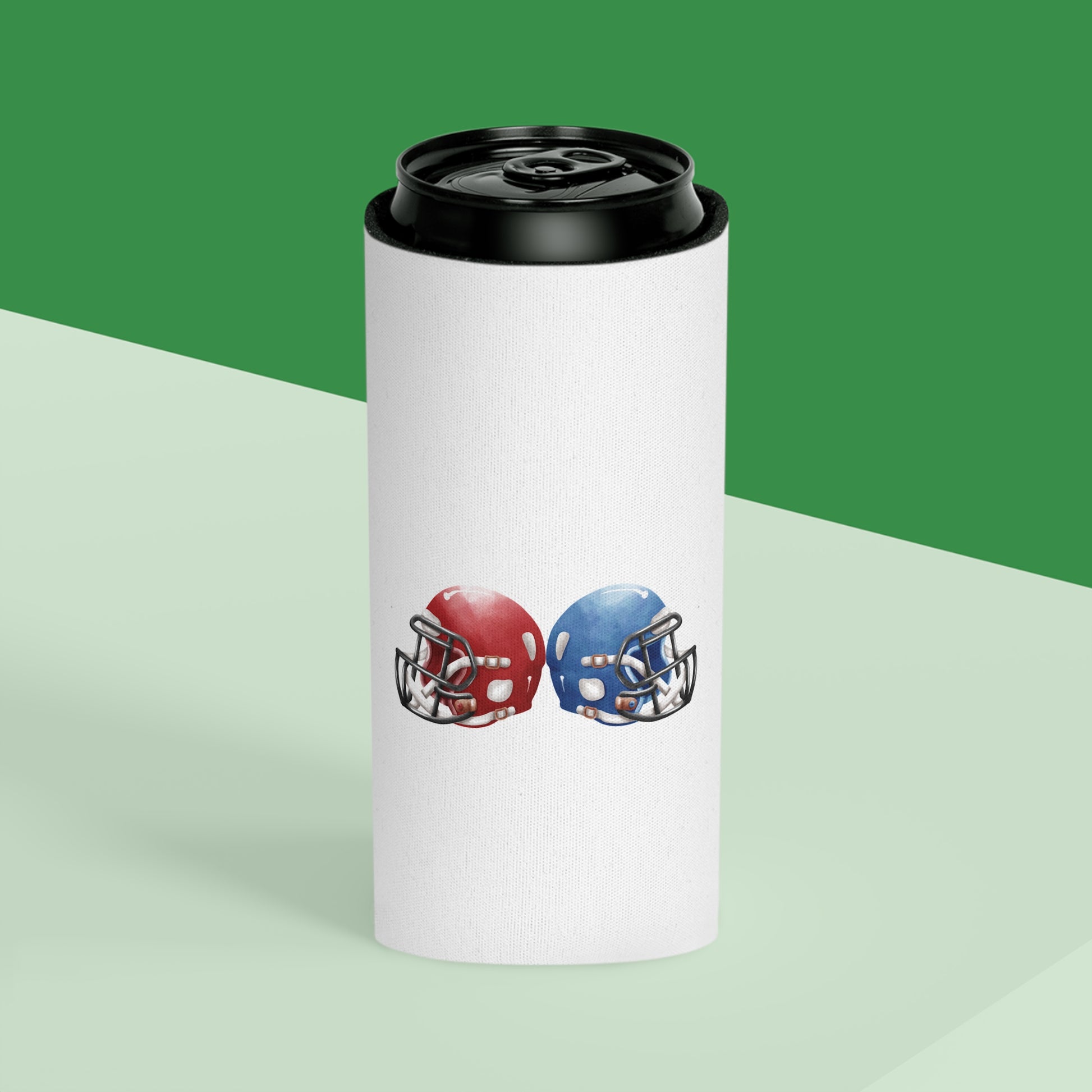 Game Day Can Cooler, Sports Team Drink Holder, Football Fan Gift, Tailgate Accessories, Party Beer Sleeve, Custom Cooler - TRV