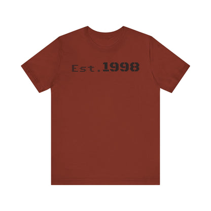 Vintage Est. 1998 Tee - Retro Unisex Shirt for Birthdays, Gifts, Everyday Wear, Casual Style, Nostalgia - TRV