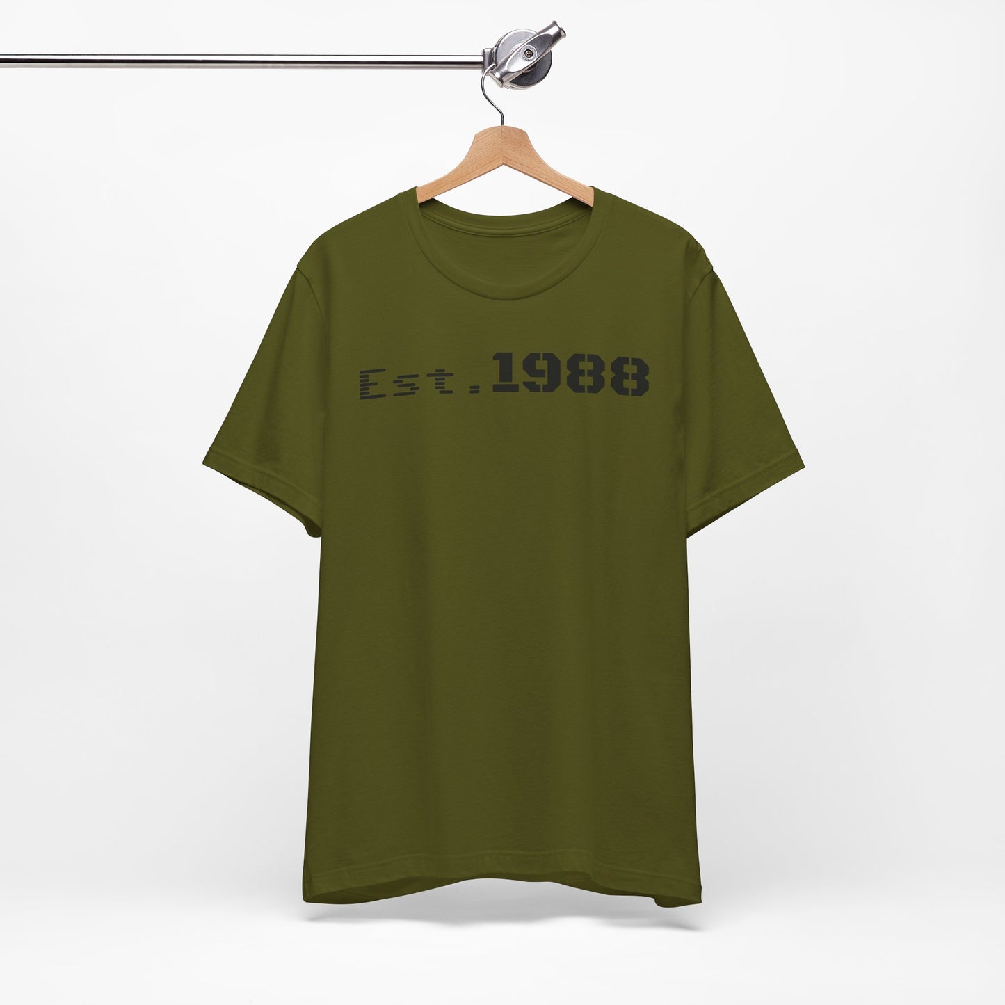 Est. 1988 Unisex Jersey Tee, Vintage Birthday Shirt, Casual Everyday Wear, Gift for Him or Her, Anniversary Celebration Tee