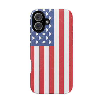 American Flag Phone Case - Patriotic Cell Cover, Tough Cases, USA Pride, Independence Day Gift, Veteran's Day, Phone Protection - TRV