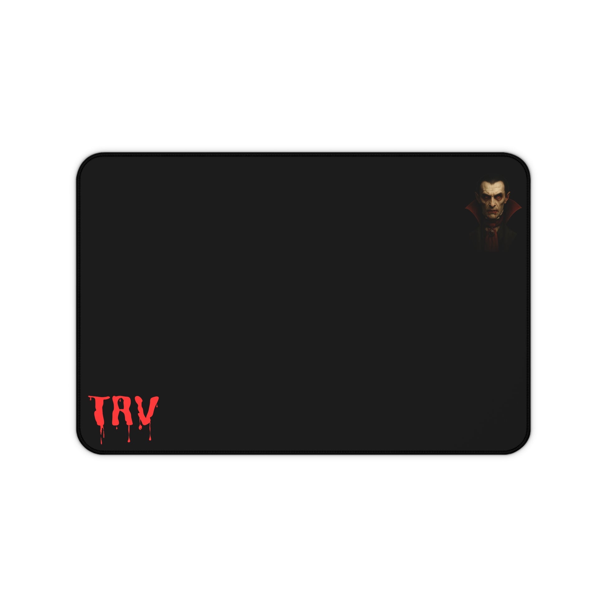 Vampire Portrait Desk Mat | Vampire Blood Drip TRV Mouse Pad - TRV