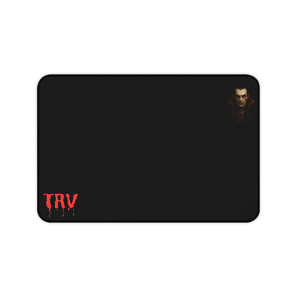 Vampire Portrait Desk Mat | Vampire Blood Drip TRV Mouse Pad - TRV