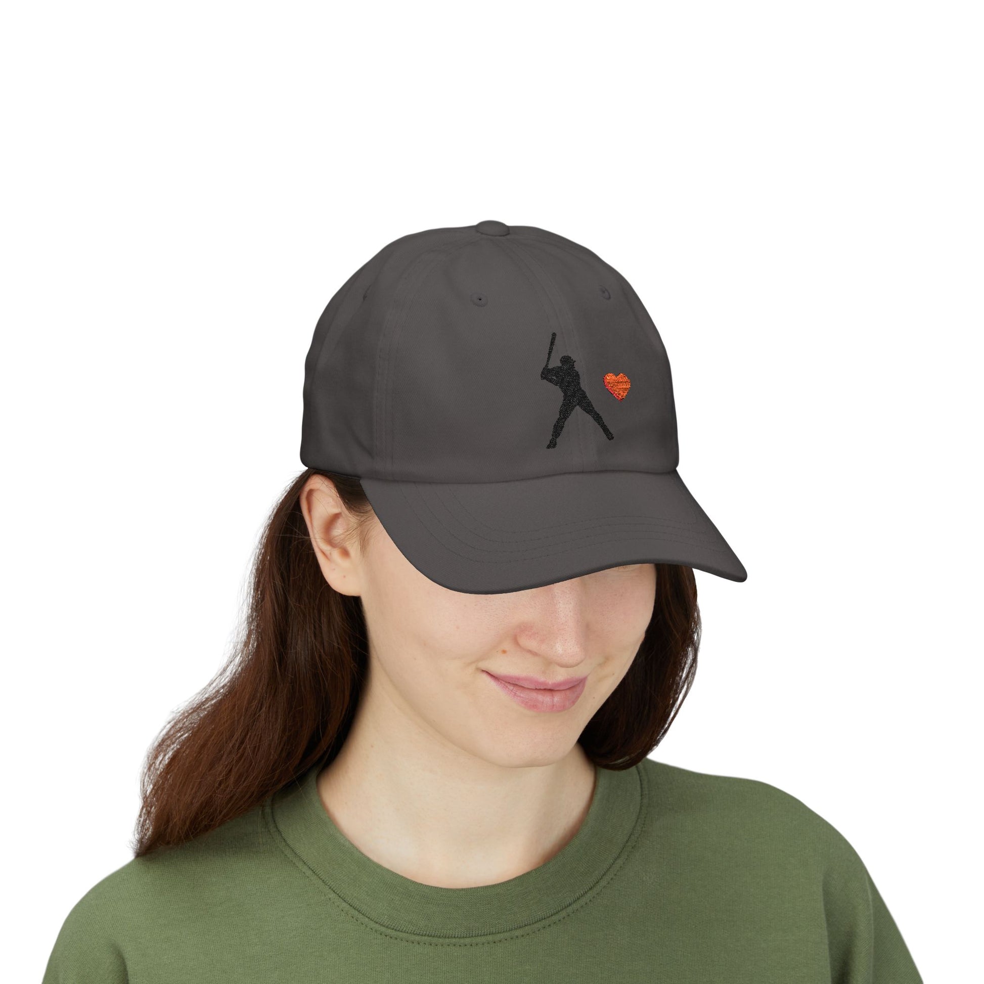 Baseball Love Dad Cap - Perfect Gift for Sports Dads, Father's Day, Casual Wear, Summer Style, Stylish Baseball Hat - TRV