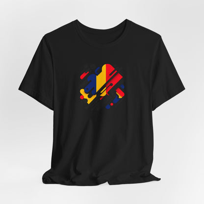 Artistic Heart Unisex Jersey Tee - Vibrant Graphic Tee, Casual Wear, Gift for Art Lovers, Birthday Surprise, Everyday Comfort - TRV