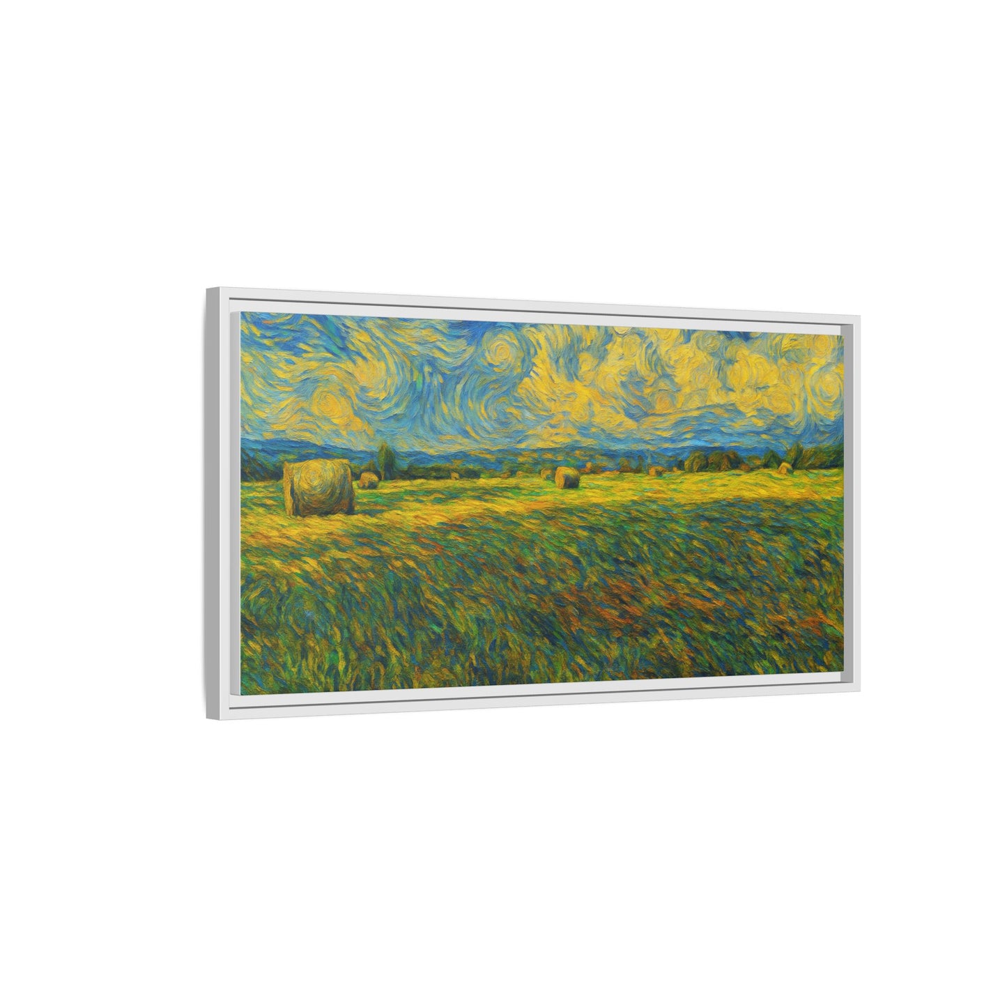 Landscape Matte Canvas, Framed (Multi-color) - TRV