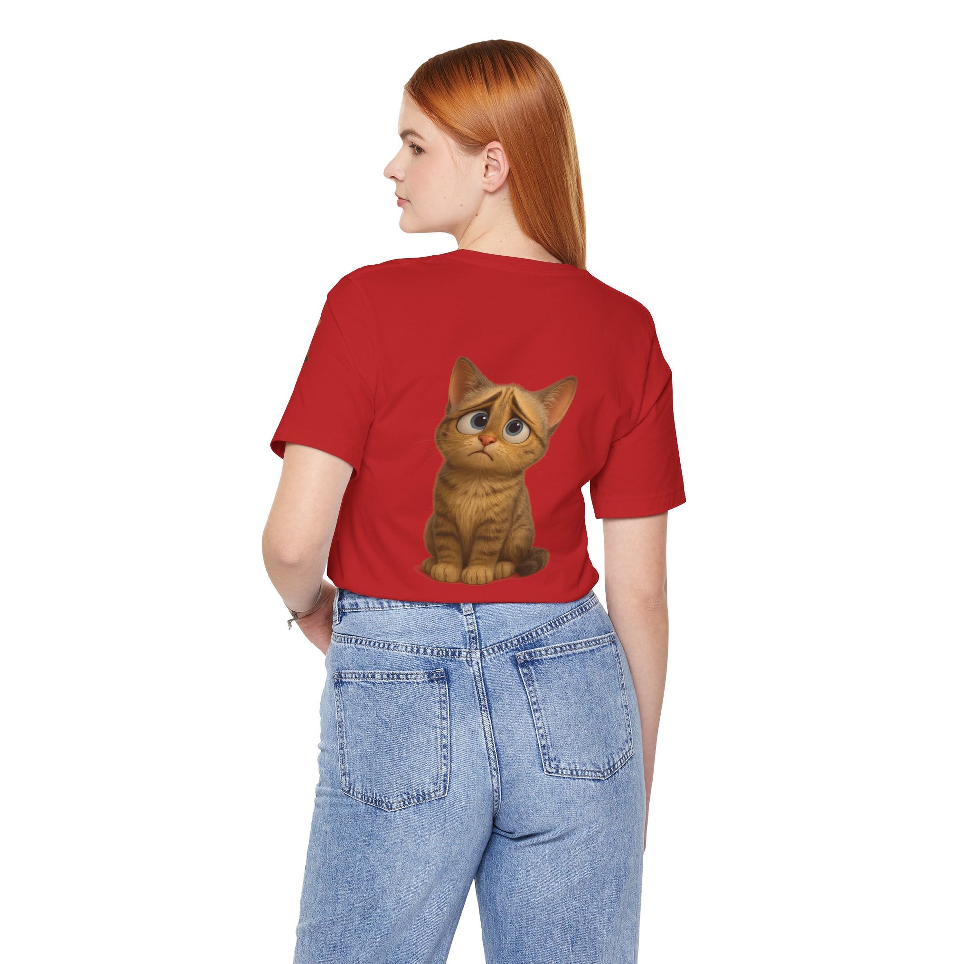 Adorable Cat Graphic Tee, Cute Pet Lover Shirt, Animal Lover Gift, Funny Cat Apparel, Birthday, Christmas, Everyday Use - TRV