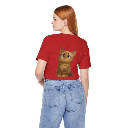Adorable Cat Graphic Tee, Cute Pet Lover Shirt, Animal Lover Gift, Funny Cat Apparel, Birthday, Christmas, Everyday Use - TRV