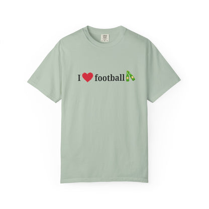 Unisex Football Love Tee - Casual Cotton T-Shirt, Gift for Sports Fans, Comfortable Daily Wear, Perfect for Game Days, Fun Summer Outfits - TRV