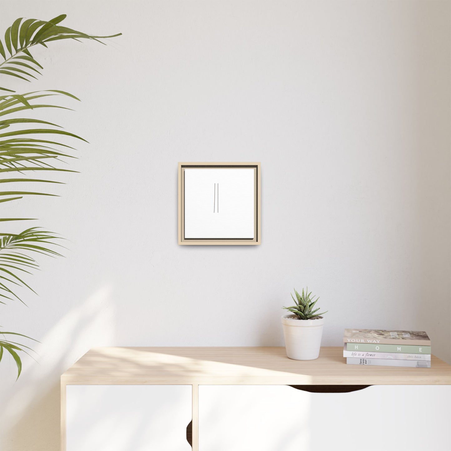 Minimal Line Art | Matte Canvas Framed