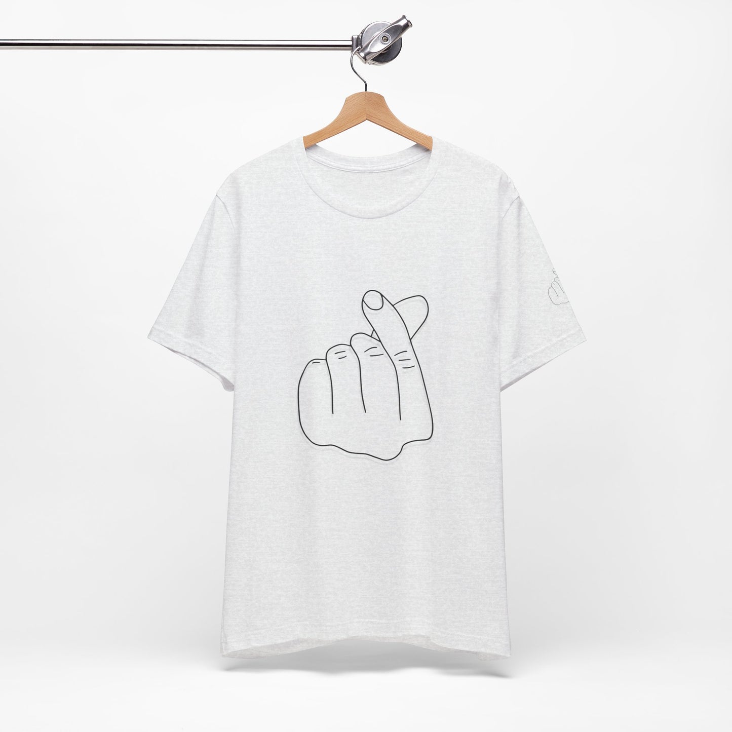 Minimalist Hand Sign Unisex Tee | Casual Everyday Wear | Perfect for Gift Givers