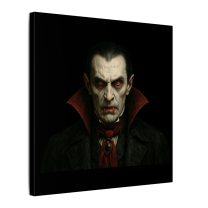 Vampire Portrait Canvas Wall Art – Gothic Dracula Print on Canvas