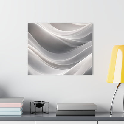 Abstract White Wave Acrylic Print | Wall Art