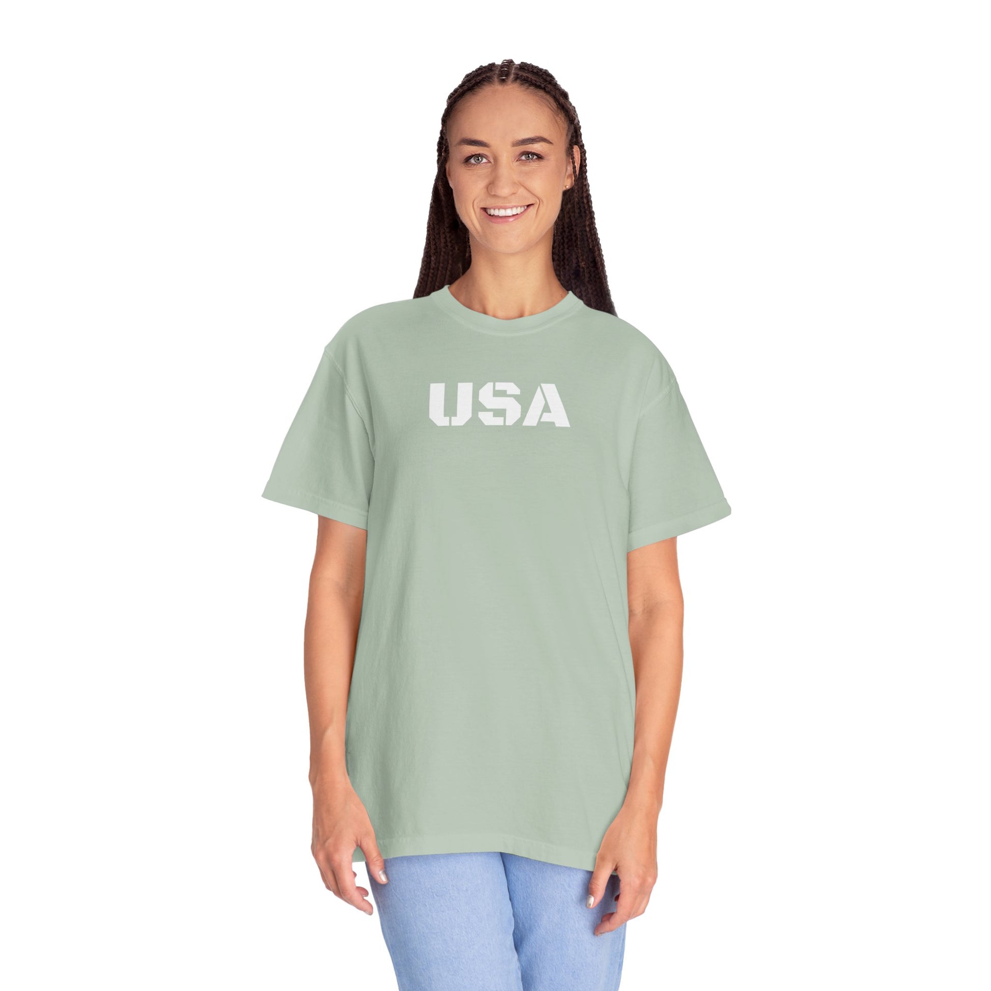 USA Vintage Unisex T-Shirt, Soft Cotton Tee, Casual Wear, Gifts for Her & Him, Summer Essentials, Independence Day Apparel - TRV