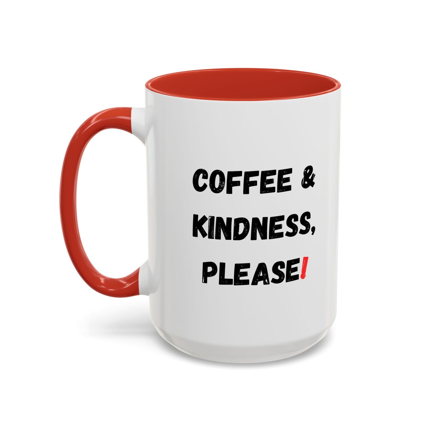 Coffee & Kindness Mug - Inspirational Coffee Cup, Gift for Friends, Office Decor, Encouragement, Morning Motivation