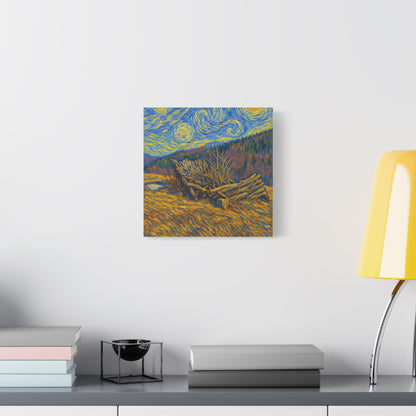 Artistic Van Gogh Style Canvas Wall Art, Nature Inspired Decor, Home Aesthetic, Gift for Art Lovers, Gallery Wall Piece, Living Room Decor, [...] - TRV