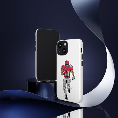 Football Player Tough Case, Sports Phone Cover, Athlete Gift, Tough Phone Case, Fall Sports, Football Lover's Accessory - TRV