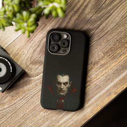 Vampire Phone Case - Tough Cases for Halloween, Gothic Decor, Gifts for Horror Fans, Spooky Accessories, Unique Cellphone Cover - TRV