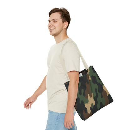 Stylish Camouflage Tote Bag, Reusable Shopping Bag, Beach Tote, Casual Carry-All, Gift for Him or Her - TRV
