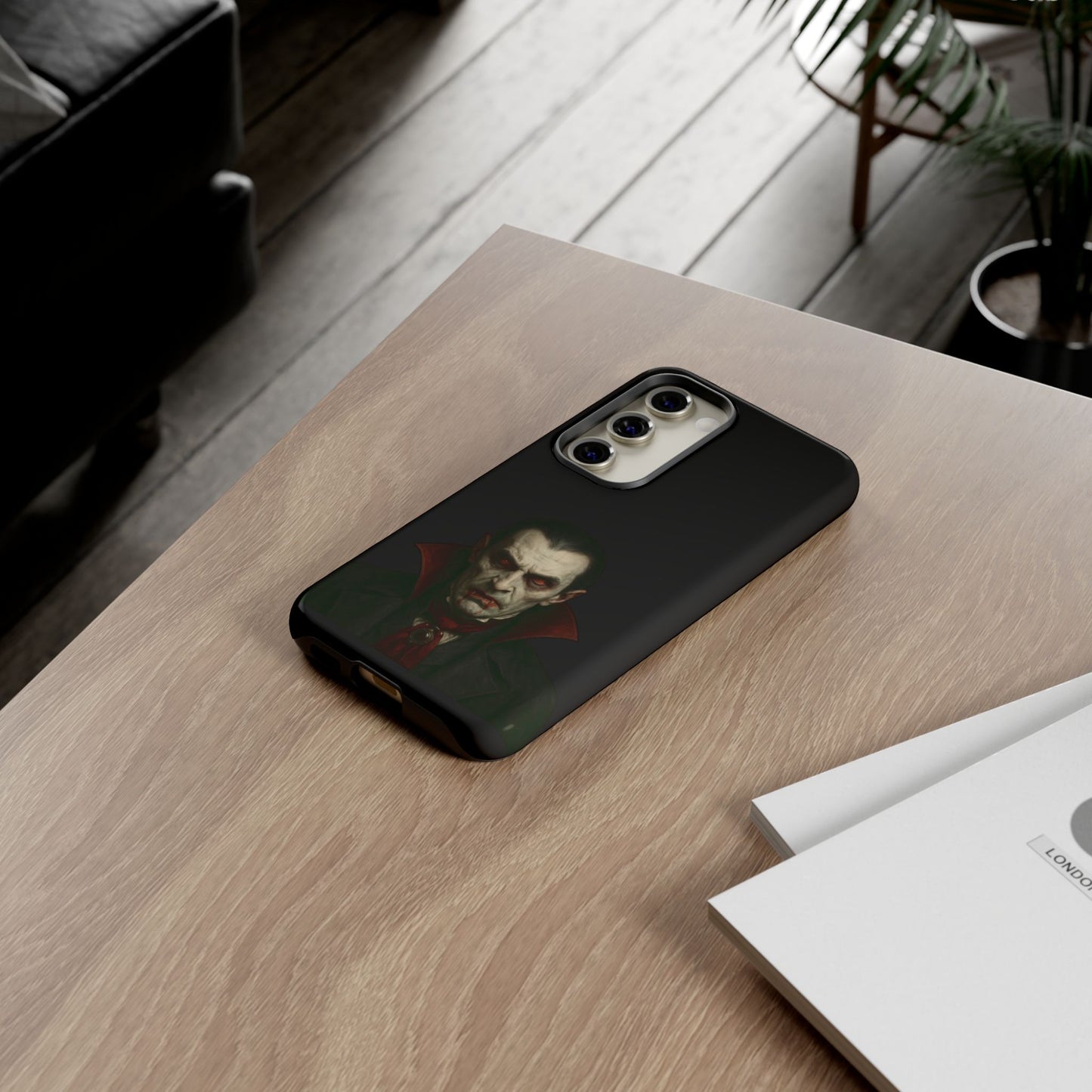 Vampire Phone Case - Tough Cases for Halloween, Gothic Decor, Gifts for Horror Fans, Spooky Accessories, Unique Cellphone Cover - TRV