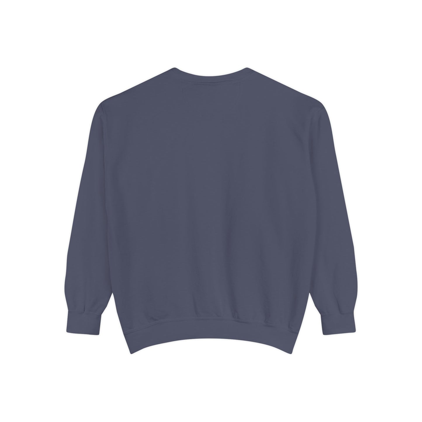 Minimalist Peace Hand Sweatshirt — Small Chest Line Art Crewneck