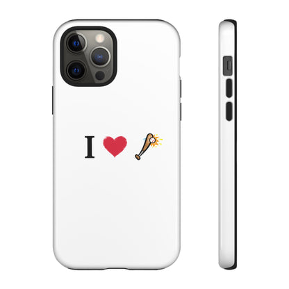 I Love Baseball Vibe Phone Case - Tough Cases for Sports Lovers, Gifts for Athletes, Fun Accessories, iPhone and Android Compatible - TRV