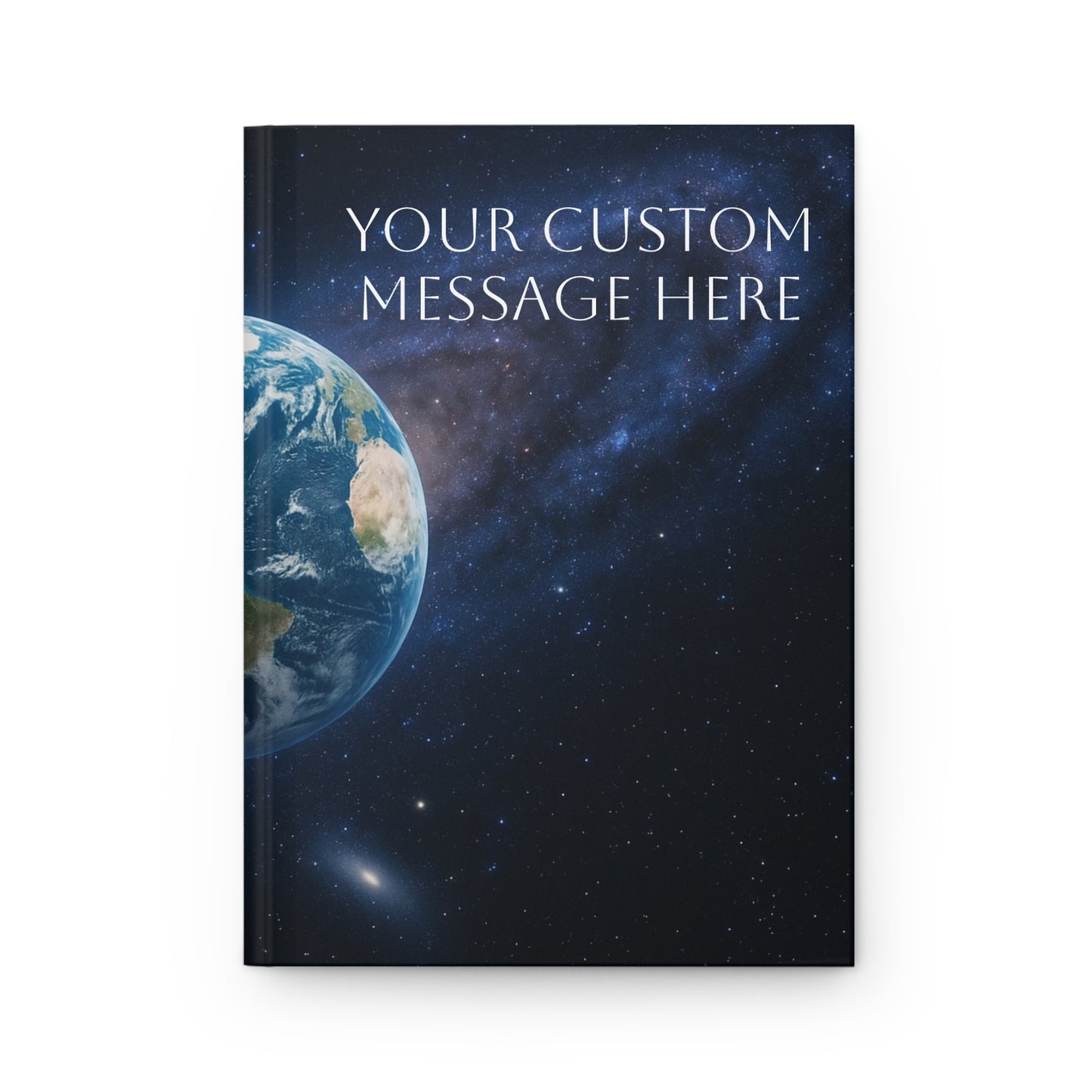 Earth from Space Journal | Galaxy Night Sky Hardcover Notebook - TRV