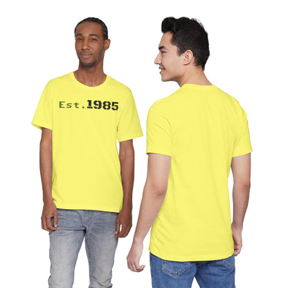 Est. 1985 Vintage Unisex Tee, Retro Birthday T-Shirt, Perfect Gift for 1980s Lovers, Casual Apparel, Timeless Style