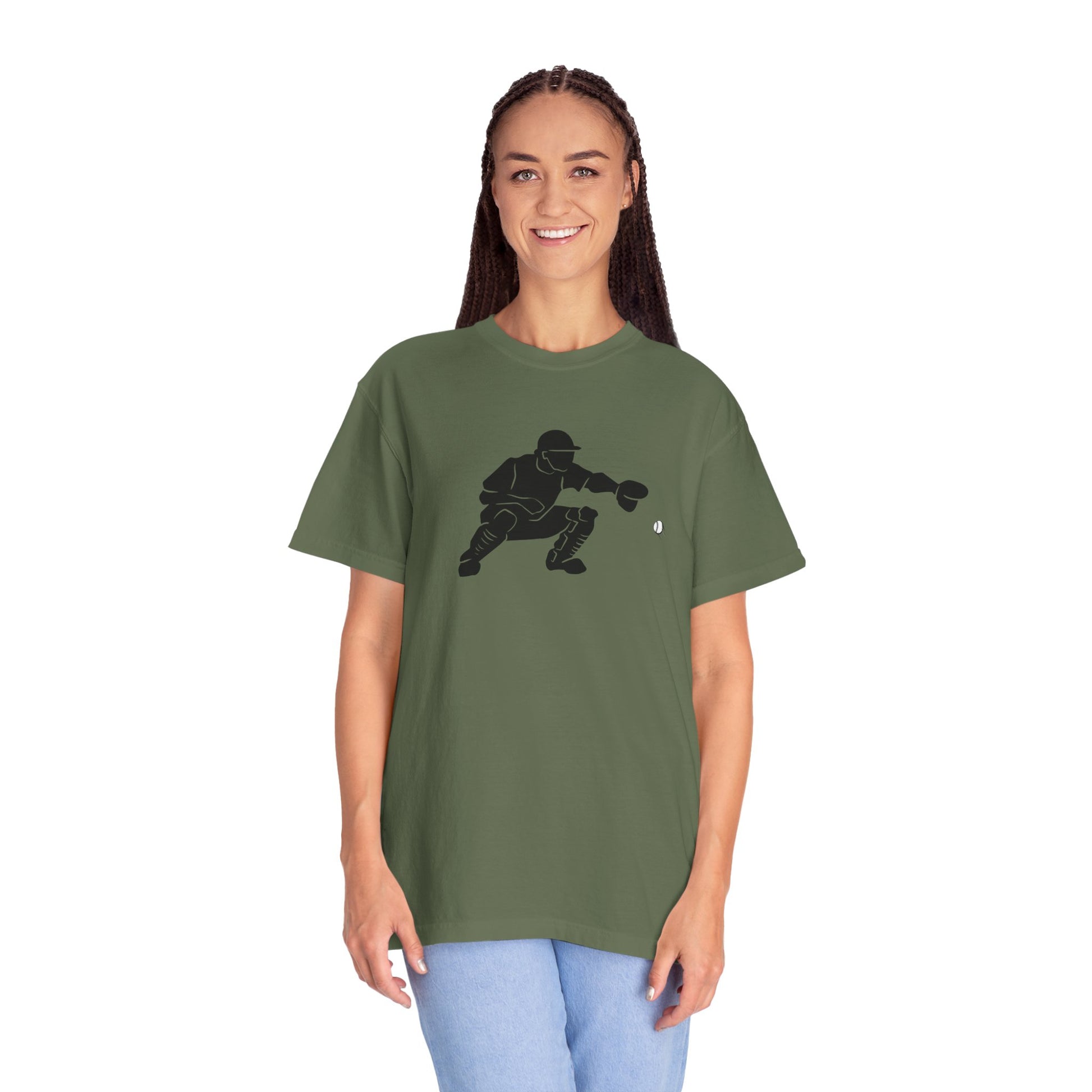 Stylish Unisex Baseball Catcher T-Shirt with Catcher Design, Sports Tee, Baseball Fan Gift, Athletic Apparel, Gift for Him/Her - TRV