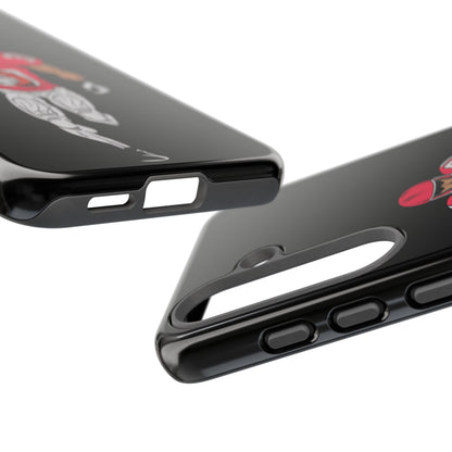 Football Player Tough Phone Case – Protective Black Sports iPhone Case