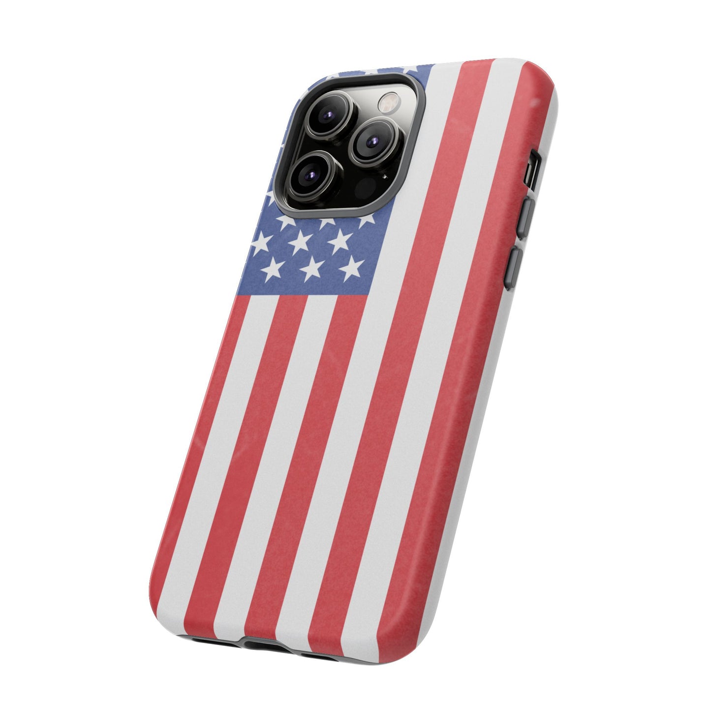 American Flag Phone Case - Patriotic Cell Cover, Tough Cases, USA Pride, Independence Day Gift, Veteran's Day, Phone Protection - TRV