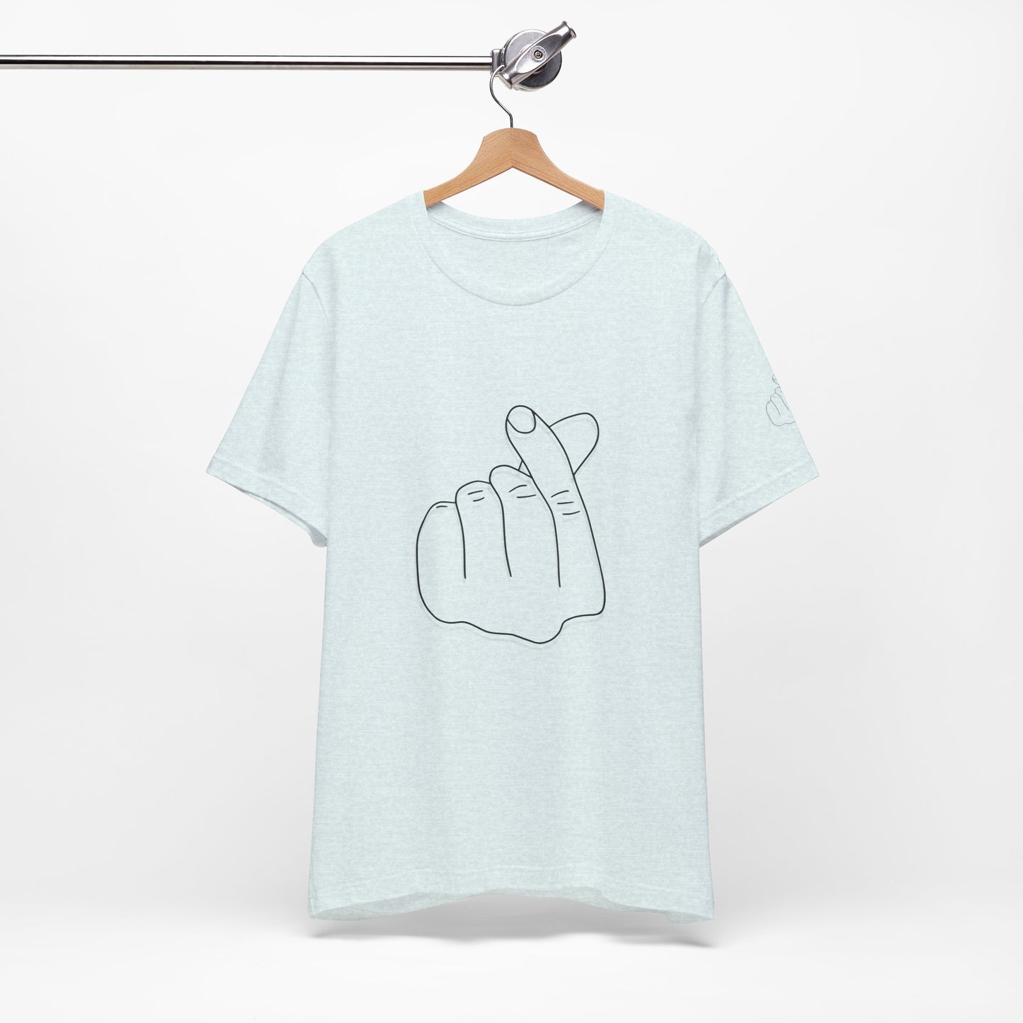 Minimalist Hand Sign Unisex Tee | Casual Everyday Wear | Perfect for Gift Givers