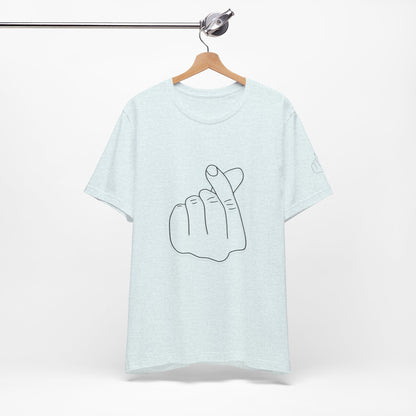 Minimalist Hand Sign Unisex Tee | Casual Everyday Wear | Perfect for Gift Givers