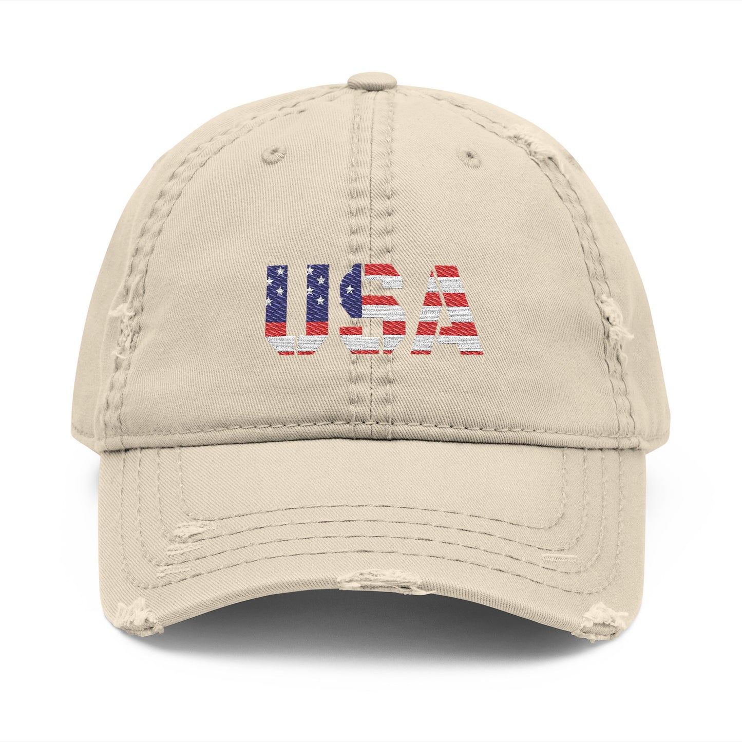 Dad Hat - Distressed USA Patriotic Baseball Cap - TRV