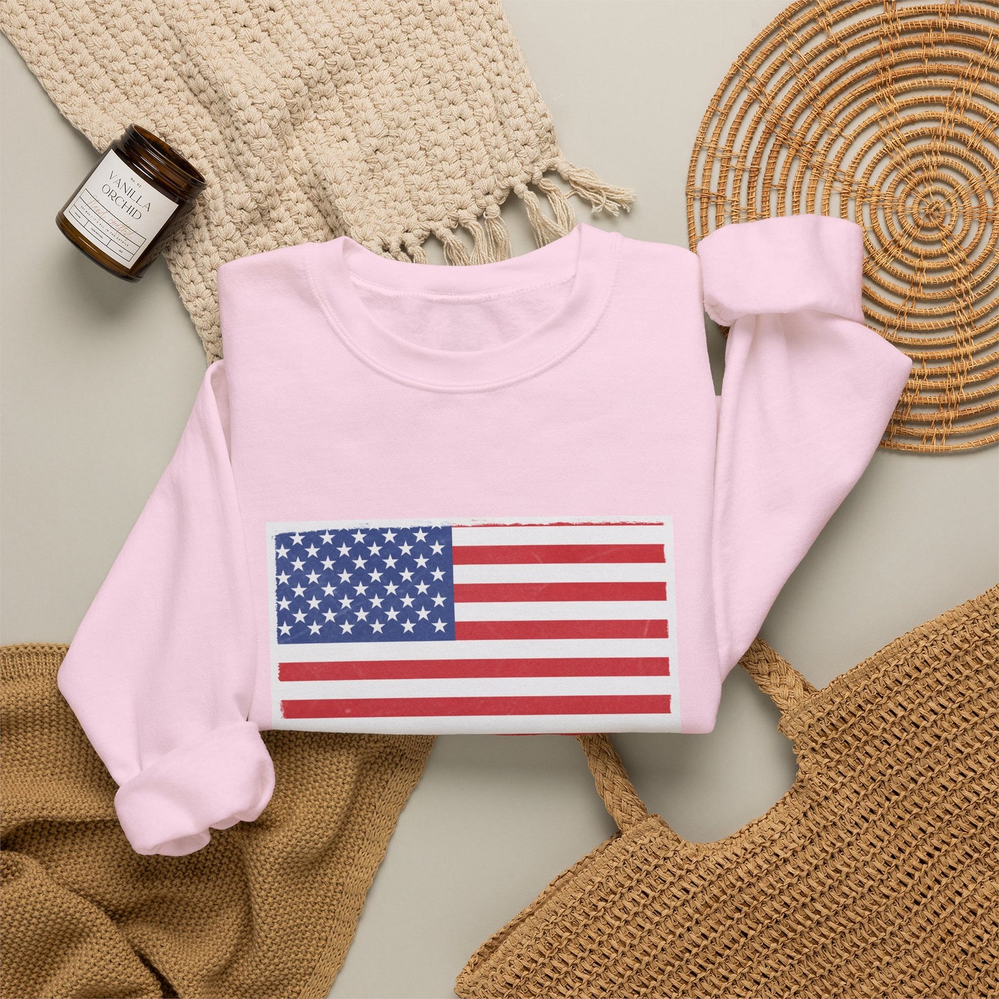American Flag Unisex Crewneck Sweatshirt | Cozy Patriotic Sweater | Perfect for Independence Day, Casual Wear, Gifts for Him/Her, [...]